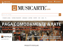 Tablet Screenshot of musicarte.com